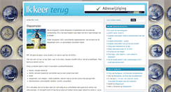 Desktop Screenshot of ikkeerterug.nl